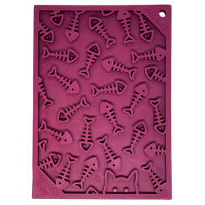 Fishy emat - Small Enrichment Lick Mat for Dogs and Cats